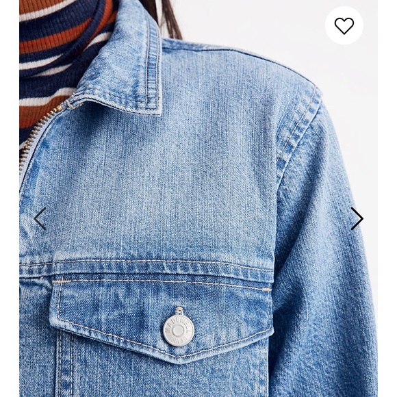 Madewell Denim Zip-Front Dress - Picture 5 of 10